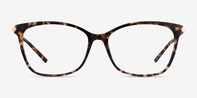 Ashley Tortoise Acetate-metalEyeglass Frames from EyeBuyDirect, Front View