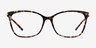 Ashley Tortoise Acetate-metalEyeglass Frames from EyeBuyDirect, Front View