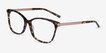 Ashley Tortoise Acetate, MetalEyeglass Frames from EyeBuyDirect, Angle View