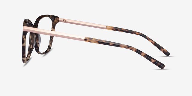 Ashley Tortoise Acetate-metalEyeglass Frames from EyeBuyDirect, Side View