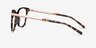 Ashley Tortoise Acetate-metalEyeglass Frames from EyeBuyDirect, Side View