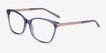 Ashley Purple Acetate, MetalEyeglass Frames from EyeBuyDirect, Angle View