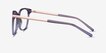 Ashley Purple Acetate, MetalEyeglass Frames from EyeBuyDirect, Side View