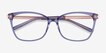 Ashley Purple Acetate, MetalEyeglass Frames from EyeBuyDirect, Closed View