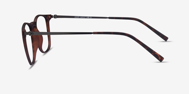 Avery Tortoise Plastic-metalEyeglass Frames from EyeBuyDirect, Side View