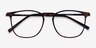 Avery Tortoise Plastic-metalEyeglass Frames from EyeBuyDirect, Closed View