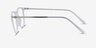 Avery Clear Plastic-metalEyeglass Frames from EyeBuyDirect, Side View