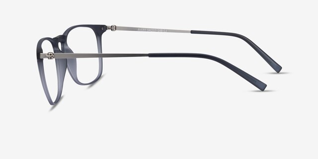 Avery Gris Plastic-metalMontures de lunettes de vue d'EyeBuyDirect, Vue de Côté