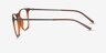 Avery Brun Plastic-metalMontures de lunettes de vue d'EyeBuyDirect, Vue de Côté