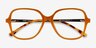Corey Mellow Yellow Acetate-metalEyeglass Frames from EyeBuyDirect, Closed View