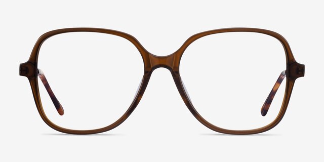 Corey Coffee Acetate-metalEyeglass Frames from EyeBuyDirect, Front View