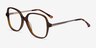 Corey Coffee Acetate-metalEyeglass Frames from EyeBuyDirect, Angle View