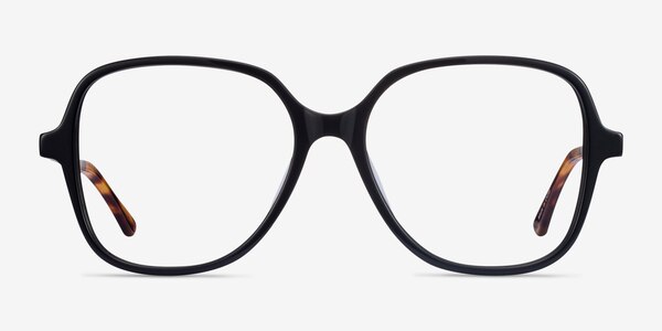Corey Noir Acetate-metal Montures de lunettes de vue