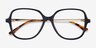 Corey Black Acetate-metalEyeglass Frames from EyeBuyDirect, Closed View