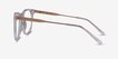 Vinyl Clear AcetateEyeglass Frames from EyeBuyDirect, Side View