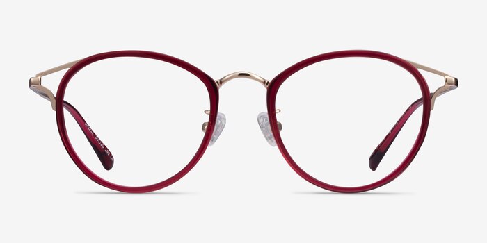 Dazzle Raspberry Acetate-metal Eyeglass Frames from EyeBuyDirect