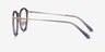Dazzle Purple Acetate-metalEyeglass Frames from EyeBuyDirect, Side View