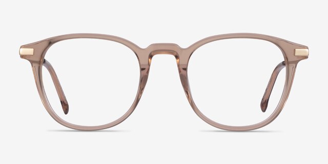 Giverny Clear Brown AcetateEyeglass Frames from EyeBuyDirect, Front View