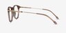 Giverny Clear Brown AcetateEyeglass Frames from EyeBuyDirect, Side View