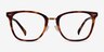 Biblio Tortoise Acetate-metalEyeglass Frames from EyeBuyDirect, Front View