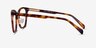 Biblio Tortoise Acetate-metalEyeglass Frames from EyeBuyDirect, Side View