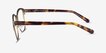 Intense Matte Gold Tortoise AcetateEyeglass Frames from EyeBuyDirect, Side View