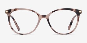 Attitude Pink Ivory Tortoise Acetate Eyeglass Frames from EyeBuyDirect, Front View