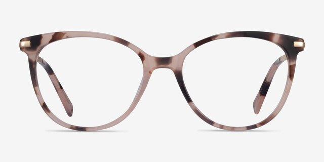 Attitude Pink Ivory Tortoise AcetateEyeglass Frames from EyeBuyDirect, Front View