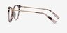 Attitude Pink Ivory Tortoise AcetateEyeglass Frames from EyeBuyDirect, Side View