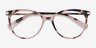 Attitude Pink Ivory Tortoise AcetateEyeglass Frames from EyeBuyDirect, Closed View
