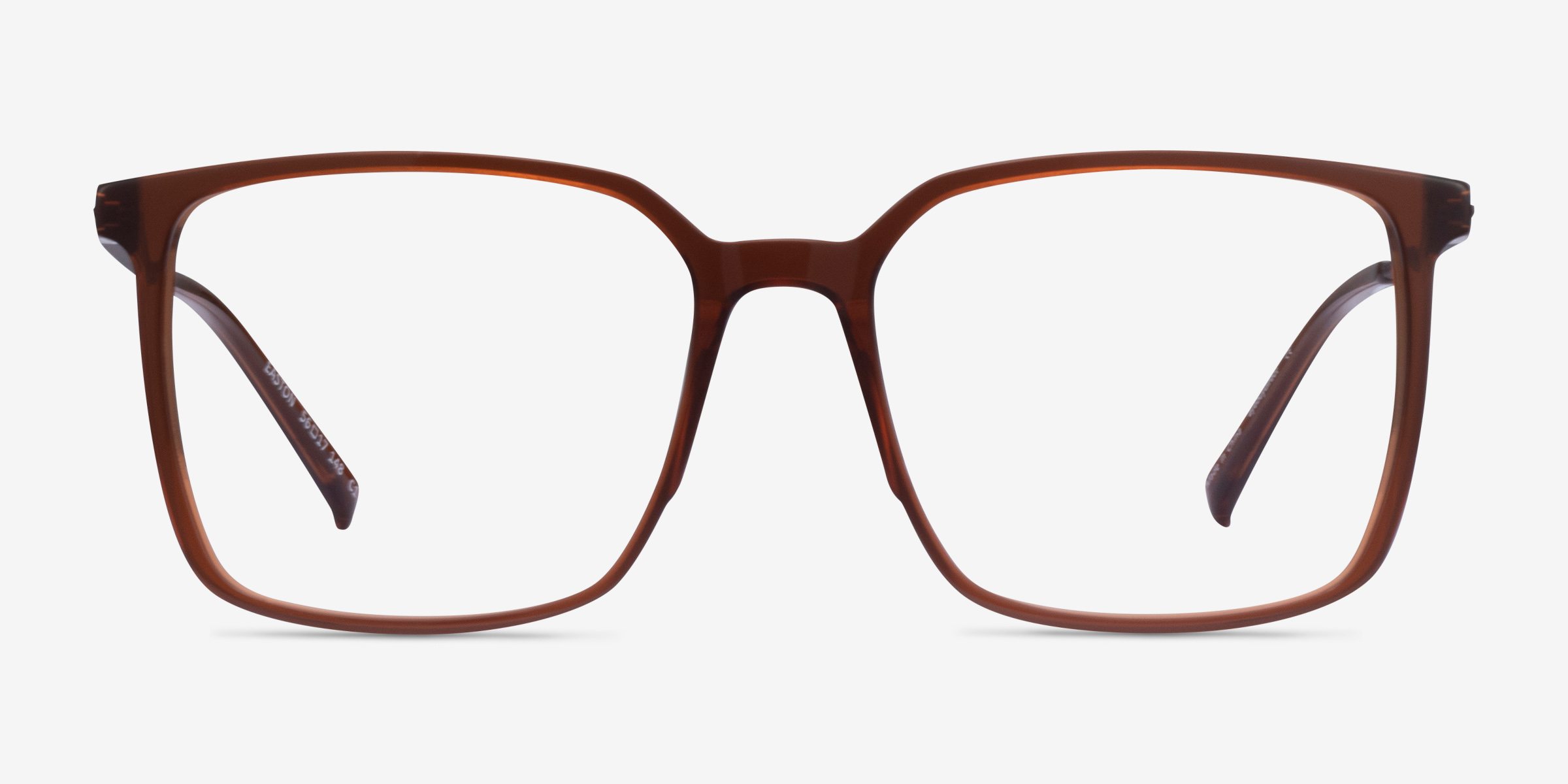 Easton Square Clear Brown Glasses for Men Eyebuydirect