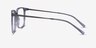 Easton Clear Gray Acetate-metalEyeglass Frames from EyeBuyDirect, Side View