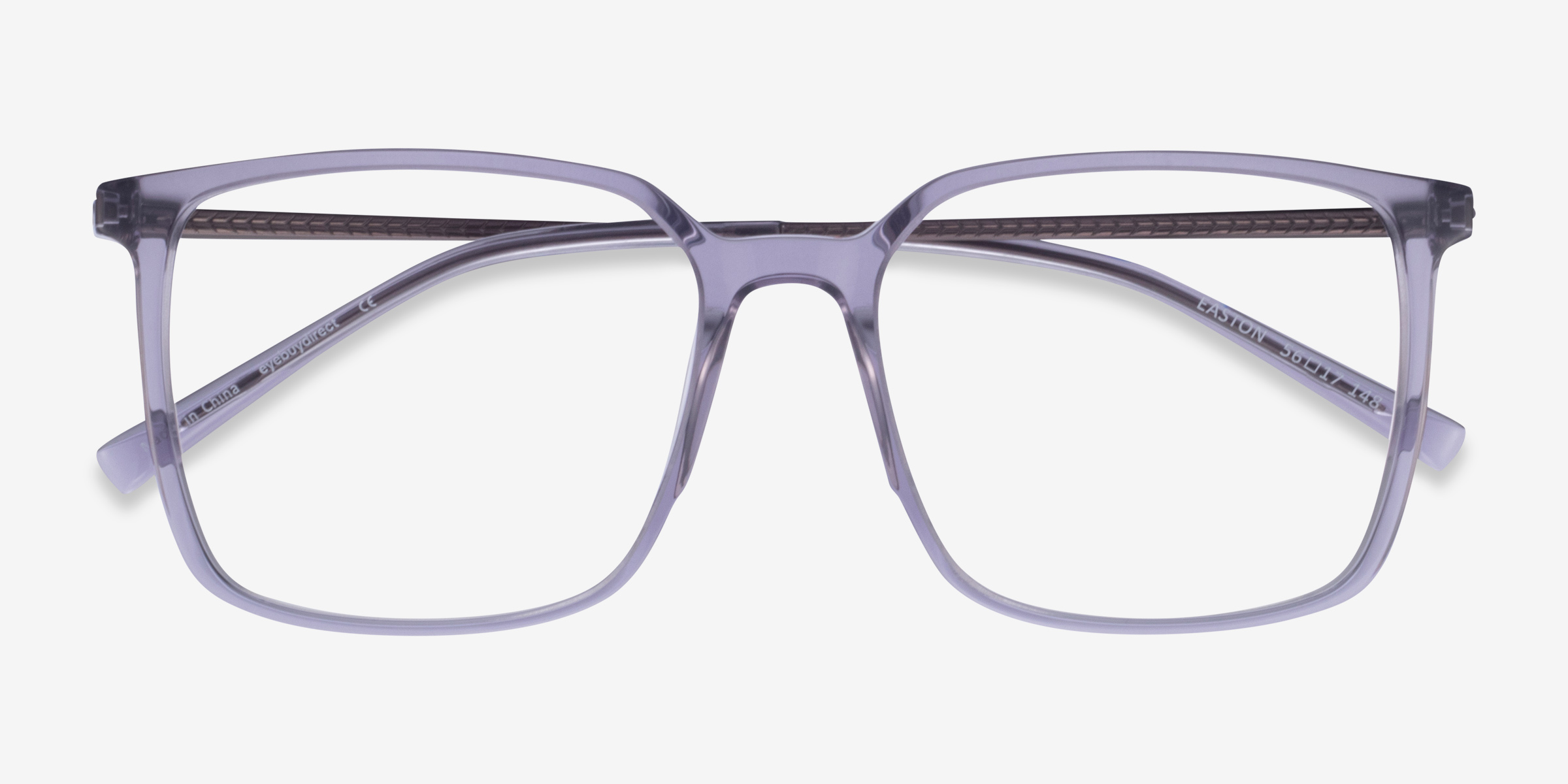 Easton Square Clear Gray Glasses for Men Eyebuydirect Canada