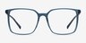 Easton Clear Blue Acetate-metalEyeglass Frames from EyeBuyDirect, Front View