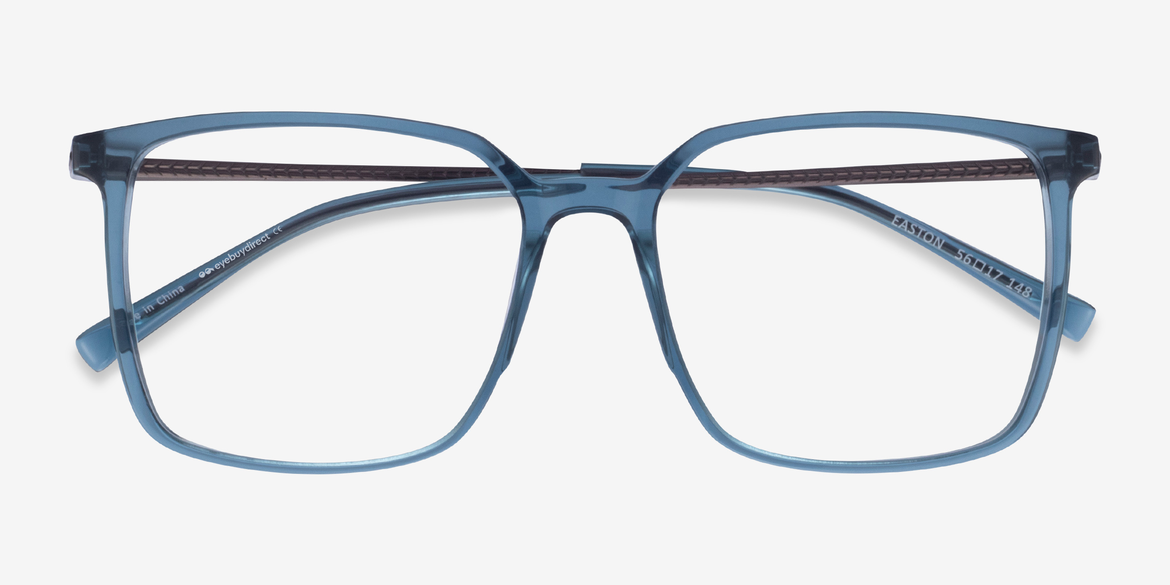 Easton Square Clear Blue Glasses for Men Eyebuydirect Canada