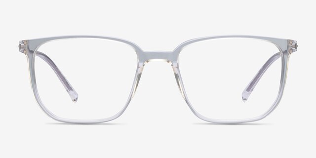 Pattern Clear AcetateEyeglass Frames from EyeBuyDirect, Front View