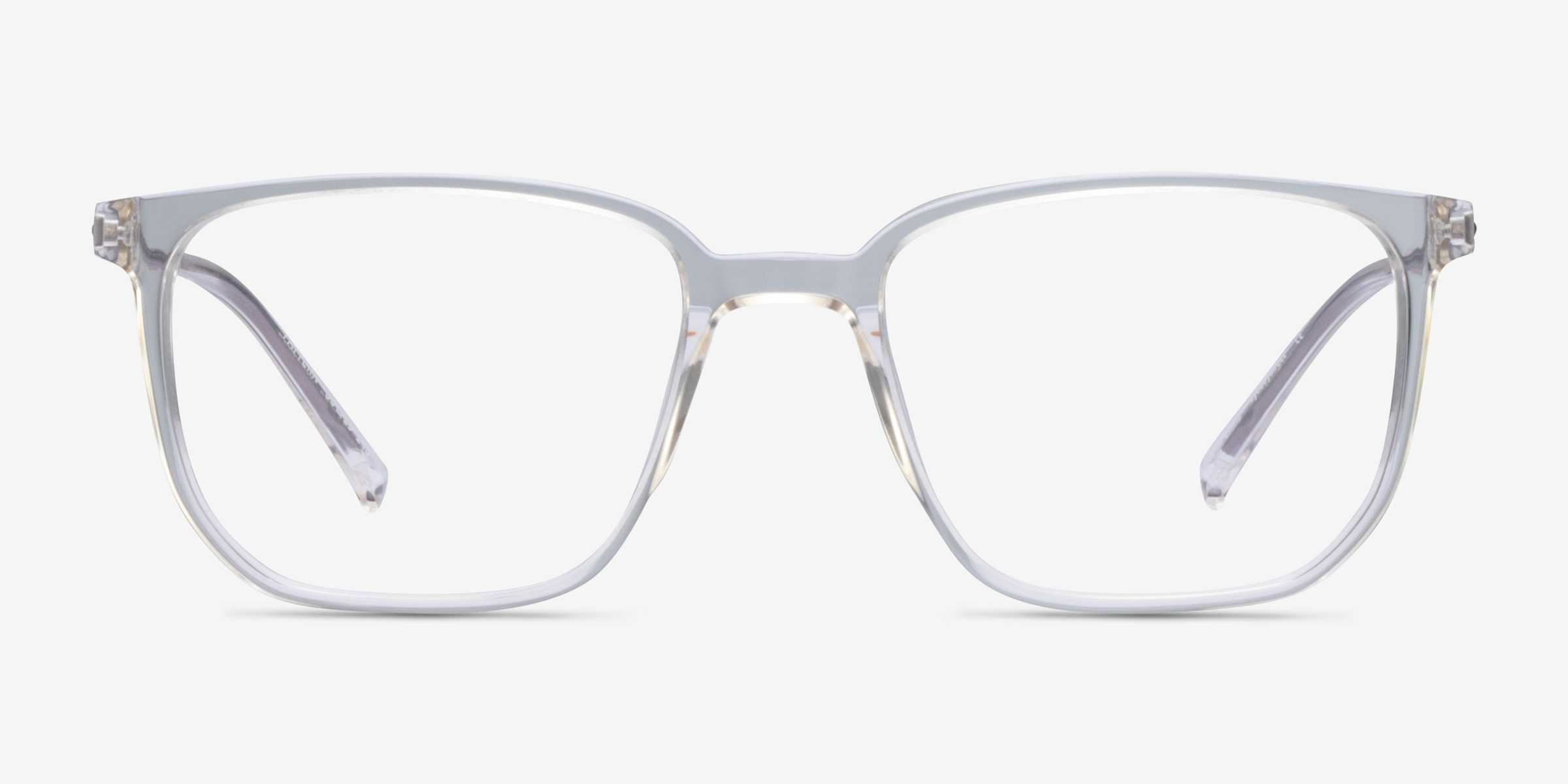 Pattern Rectangle Clear Glasses for Men | Eyebuydirect