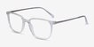 Pattern Clear AcetateEyeglass Frames from EyeBuyDirect, Angle View