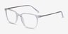 Pattern Clear AcetateEyeglass Frames from EyeBuyDirect, Angle View