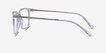 Pattern Clear AcetateEyeglass Frames from EyeBuyDirect, Side View