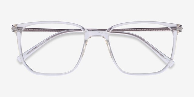 Pattern Clear AcetateEyeglass Frames from EyeBuyDirect, Closed View