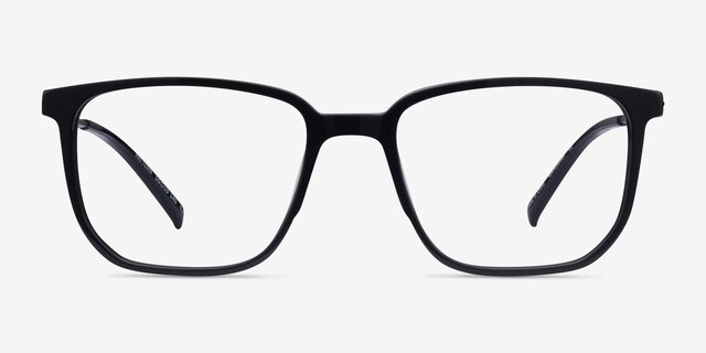 Pattern Black AcetateEyeglass Frames from EyeBuyDirect, Front View