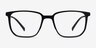 Pattern Black AcetateEyeglass Frames from EyeBuyDirect, Front View