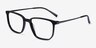 Pattern Black AcetateEyeglass Frames from EyeBuyDirect, Angle View