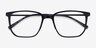 Pattern Black AcetateEyeglass Frames from EyeBuyDirect, Closed View