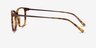 Pattern Tortoise AcetateEyeglass Frames from EyeBuyDirect, Side View