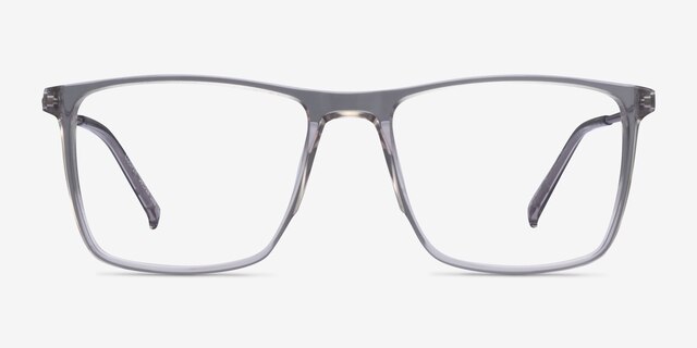 Cooper Clear Gray AcetateEyeglass Frames from EyeBuyDirect, Front View