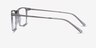 Cooper Clear Gray AcetateEyeglass Frames from EyeBuyDirect, Side View