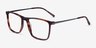 Cooper Écailles AcétateMontures de lunettes de vue d'EyeBuyDirect, Vue d'Angle