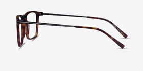 Cooper Écailles Acétate Montures de lunettes de vue d'EyeBuyDirect, Vue de Côté